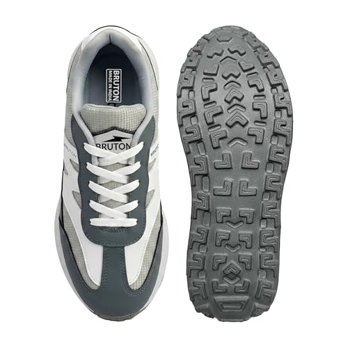 Image of BRUTON Fyrox-618 Men's Casual Sneakers Shoes | Lightweight Comfortable Walking Shoes for Men | Lace-Up Stylish Trendy Sneakers for Boys & Men
