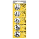 Toshiba CR1632 3 Volt Lithium Coin Battery (5 Batteries)