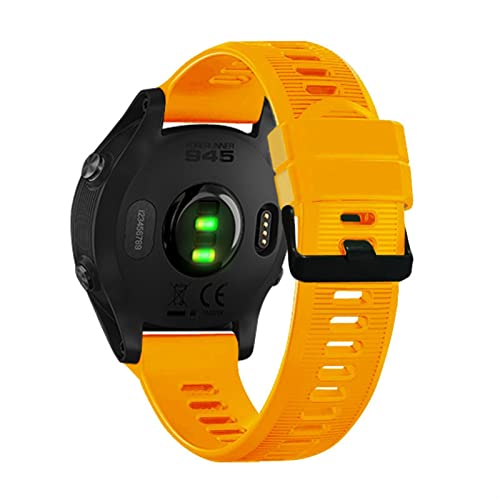 Bracelet silicone 22 mm pour Garmin Forerunner 945 résistant et facile à installer