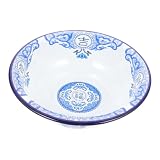 PHENOFICE Bacinella Smaltata Resistente senza Odori in Smalto Grande Capacità Vintage Ciotola da Cucina per Lavare Frutta e Uso Domestico