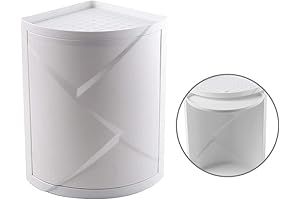 Versatile Space-Saving Corner Shelves: Enhance Your Bathroom and Kitchen Organization