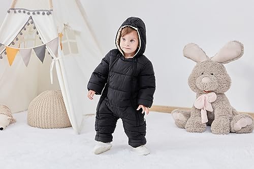 Unifaco Baby Boy Clothes Snowsuit 6-12 Months Infant Baby Coats Boys Toddler Snow Wear One Piece Romper Bodysuits For Ourdoor Camping thumb #2
