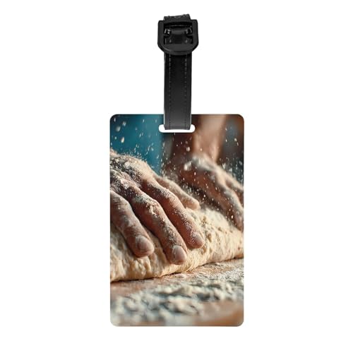 Process of Making Bread Luggage Tag PVC Anti-Loss Bag Tag with Compact Light Durable Identification Sign