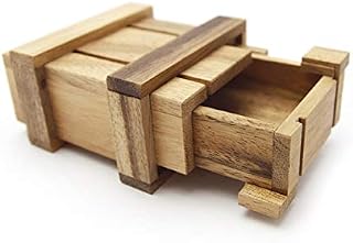 Thai Wooden Magic Box, Secret Opening Surprise Gift Box