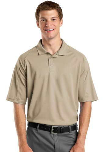 SPORT-TEK Men's Dri Mesh Pro Polo M Sandstone
