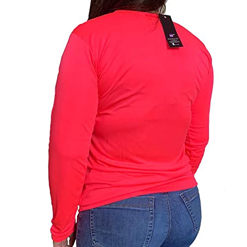 Camisa com Proteção Uv Lisa Manga Longa Rosa - Raju Pp