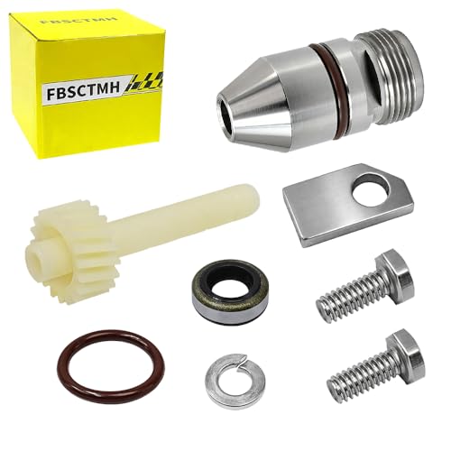 19-Tooth Speedometer Driven Gear & Speedo Housing Kit Compatible with GM TH350 Turbo 350
