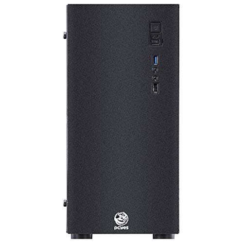 GABINETE MID-TOWER TERRA 2 FANS COM LATERAL ACRÍLICA PRETO - TERPT2FCA - PCYES