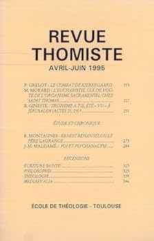 Paperback Revue Thomiste - 2/1995 [French] Book