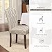 HomePop Parsons Classic Upholstered Accent Dining Chair, Set of 2, 23.5