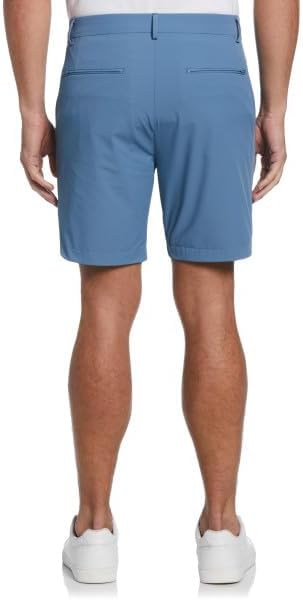 Perry Ellis Mens 8" Solid Tech Shorts with Four Pockets, Regular Fit, Performance Stretch, Moisture-Wicking & Lightweight - Image 2