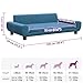 vidaXL Hundebett, Hundekissen mit weicher Polsterung, Hundesofa Hundecouch für kleine Hunde Haustiere, Haustierbett Katzenbett, Blau Samt
