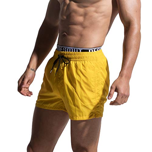 Men's Nylon Loose Board Shorts Qucik Dry Swimwear Leisure Beach Trunks3