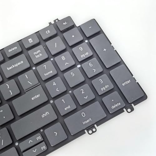 Image of Replacement Keyboard for Dell Latitude 5520 5521 5530 5531 5540,Latitude 15 3540, Precision 3560 3561 3570 3571 3580 3581 7670 7680 7770 7780 Series Laptop US Layout with Backlit N7N16 0N7N16