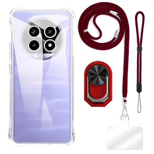 ESACMOT [4 in 1] P[X OPPO Realme 14 Pro Lite 5G Ƃ̌݊AXgbvAXgohAOtAϏՌیJo[spZbg (NAP[X + bhZbg)