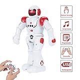 🍭Acciones Programables: Presione el botón Programa y luego introduzca una serie de acciones. El robot inteligente se puede programar como lo creó. La combinación de sonido con ojos de led hace que la diversión sea más interactiva.