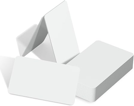10PCS NTAG216 NFC Cards White NFC Business Cards Writable NFC Tags NFC Chip 888 Bytes Memory Compatible with iPhone and Other NFC-Enabled Devices