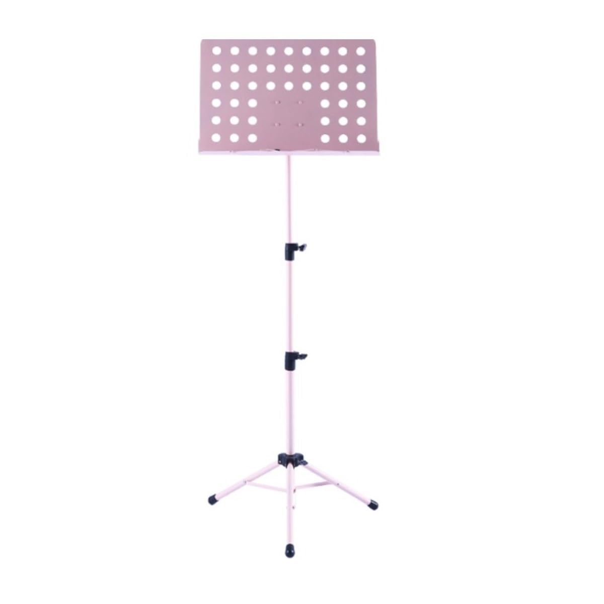 Notenständer Notenpult Tragbarer Notenständer, höhenverstellbar, Notenständer, geeignet für Studio-Konzert-Bücherregal Notenständer Stabil(Pink)