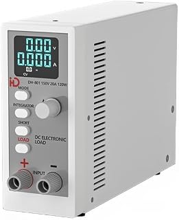Programmable DC Electronic Load 120W, 0~150V, 0~20A, 0.1~999.9 ohm,Support CC(Constant Current), CV(Constant Voltage), CR (Constant Resistance), CP(Constant Power) Mode