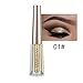 Diamond Liquid Eyeshadow 4 Colors Glitter Shimmer Eyeshadow Deep Stereoscopic Long Lasting Liquid Eye shadow Set Matte Eye Shadow Sparkling Shimmer Eyes Makeup for Women Girl (4 Color A)
