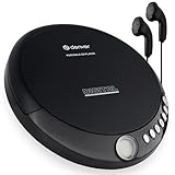 ✅ PORTÁTIL… Pequeño y práctico reproductor de CD de música de color negro clásico con pantalla LCD. No dispone de anti-shock, por lo que se recomienda evitar movimientos bruscos cuando está tocando.