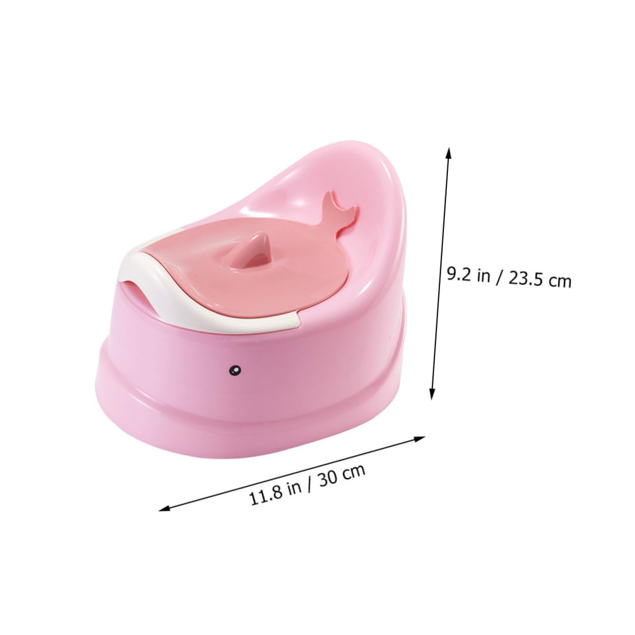 SHOWERORO Potty Training Toilet for Boys and Portable Toilet Seat with Realistic Design for Travel and Home Use