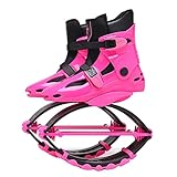 Springschuhe Kangoo Rosa Känguru Springende Schuhe, Kinder Teen Outdoor Jumping Fitness Sport Neutrale Hüpfschuhe Anti-Gravity Laufstiefel (Color : Pink, Size : 39-41)