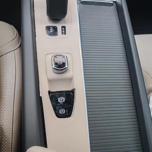 Image of Silicone Material Cup Holder Coaster for Volvo 2026 XC60 Center Console Gear Shift Protector, Automotive Accessories (2026 XC60 Centre Console Pad - Cardamom)