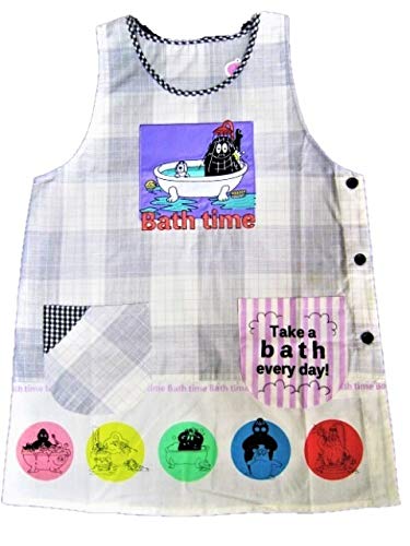 バーバパパエプロンキャラクターエプロン(エブリデイ 習慣・お風呂)バーバモジャ/保育士エプロン