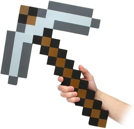 Amazon Com Think Geek Minecraft Pick Axe Foam Weapon Action Figure Accessory Toys Games Amazon Com Think Geek Minecraft Pick Axe Foam Weapon Action Figure Accessory Toys Games