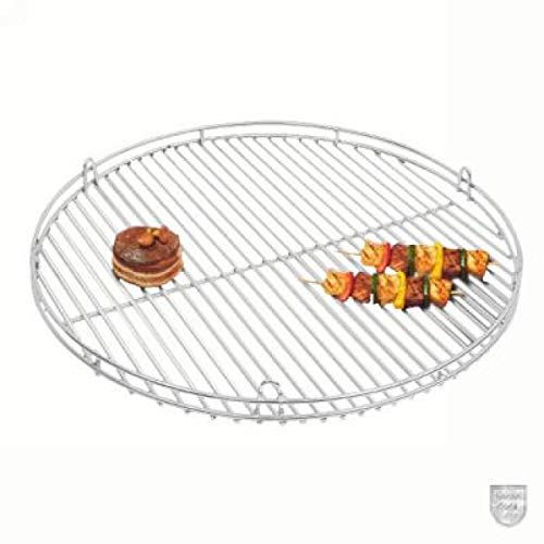 Rost aus Edelstahl mit Reling und Aufhängeösen ø 80 cm - Schneider Grill