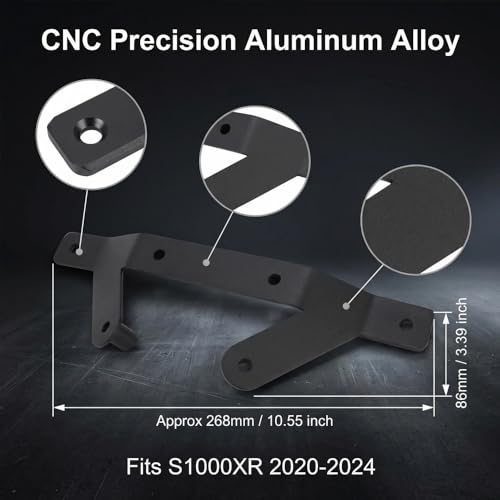 S1000 XR Motorcycle Spotlight Bracket Compatible with S 1000XR S 1000 XR S1000XR 2020 2021 2022 2023 Fog Light Mount Auxiliary Running Lamp Holder Accessories