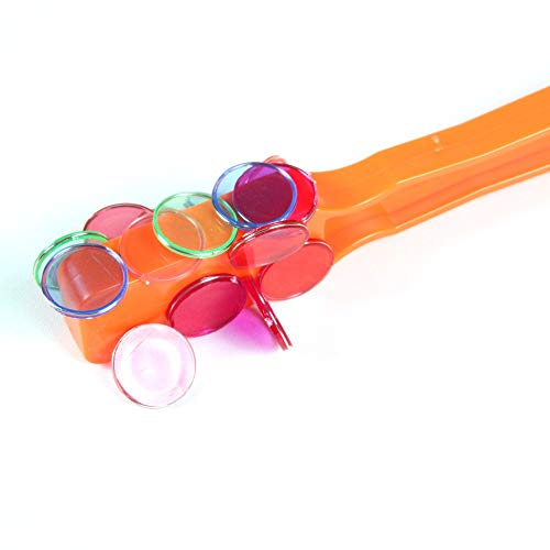 image for hand2mind Transparent Magnetic Chips Kit with 3 Magnetic Wands, Math C