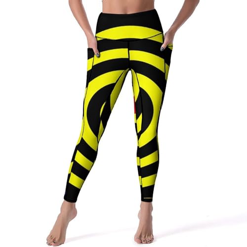 Legging femmes pantalon de sport yoga taille haute fitness gym jogging S