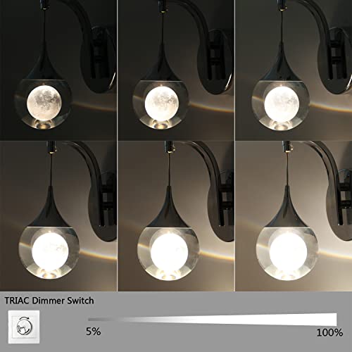 Ikuccni Led Modern Wall Sconce, 5W Dimmable Wall Light, Modern Wall Lights For Living Room Bedroom Bedside Corridor Hallway, Chrome #TOP2