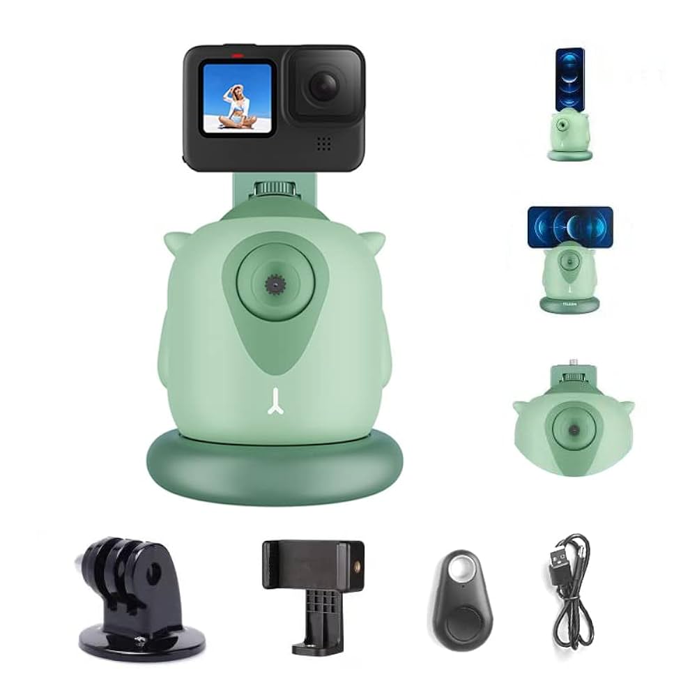 【動作確認済み‼️】自動追跡 360℃ スマート 自撮り棒 写真 動画 LIVE Amazon.co.jp: 【360°顔認識 自動追尾】スマホ ジンバル 自撮り