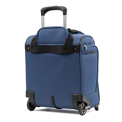Travelpro Tourlite Softside Lightweight Rolling Underseat Compact Carry-On Upright 2 Wheel Bag, Men And Women, Blue, 15-Inch #TOP5