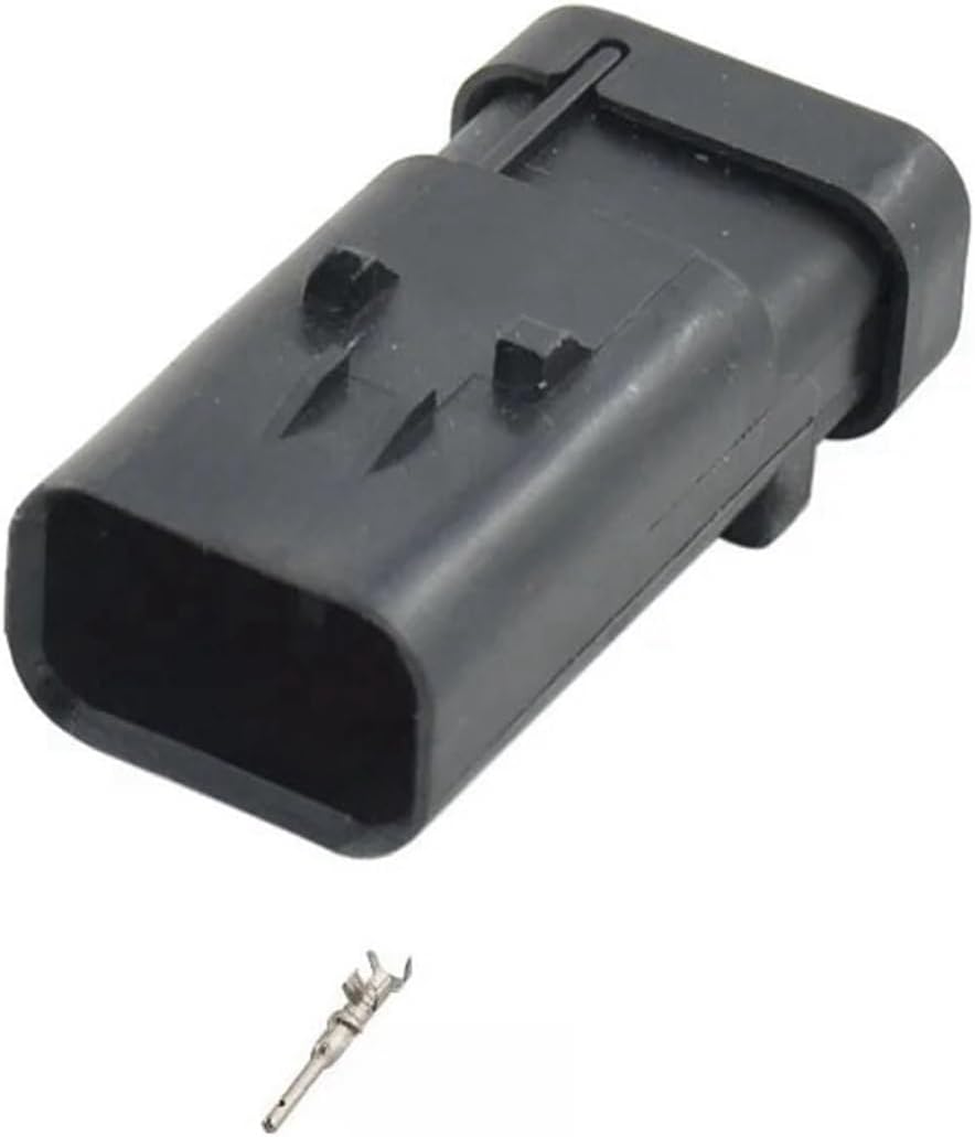 automotive connectors 3 Pin Male Female Automotive Connector 776429-1 776430-1 easy replacement(Male and female,5 sets)