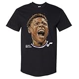 500 LEVEL Ace Bailey Utah Jazz Portrait Heavyweight Tee (Black, Medium)