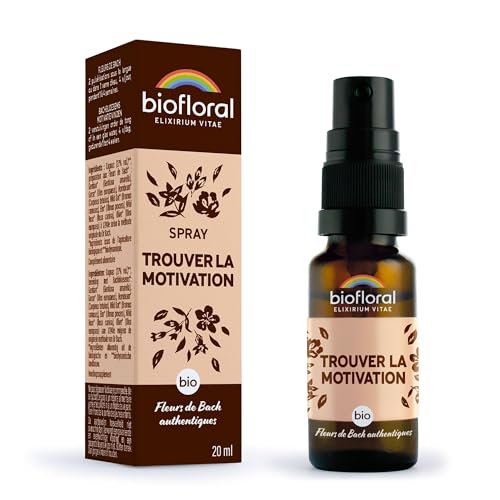 BIOFLORAL - Encuentra la motivación - BIO DEMETER - Spray 20 ML - Confianza y Energía Interior - Flores de Bach auténticas