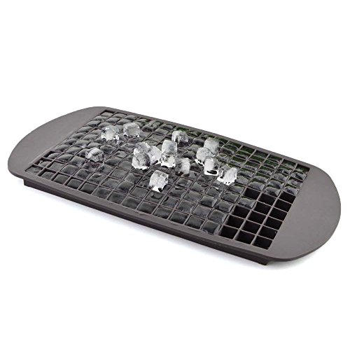 Molde de silicona para cubitos de hielo mini 160 bandejas miniatura 4