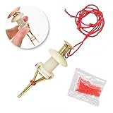 【Fácil de usar】Utiliza la banda elástica roja para doblar las 4 garras de la bandera de pellets de pesca, luego presiona el botón de la banda e inserta el cebo, suelta el botón, los clips atrapan el gusano u otro cebo con la ayuda de una banda elástica elástica.