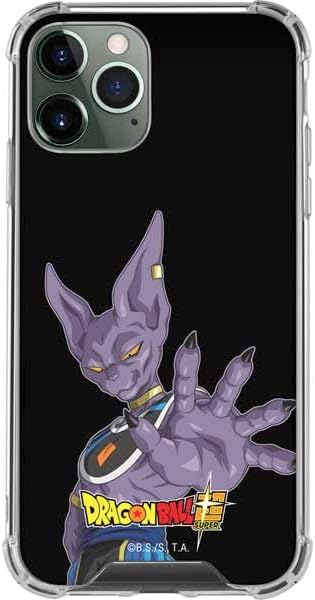 Skinit Clear Phone Case Compatible with iPhone 12 Pro - Officially Licensed Dragon Ball Super Goku Vegeta Super Ball Design