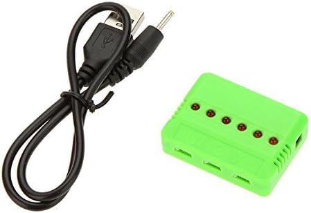 iMusk 6 Charging Ports Drone Battery USB Charger Compatible with Hubsan/Syma/Wltoys/UDI/JXD Drones