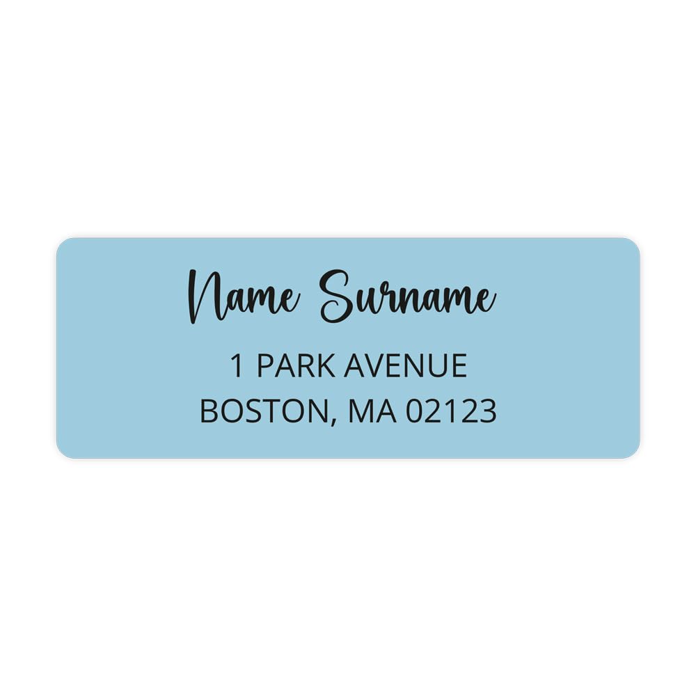 Personalized Blue Labels