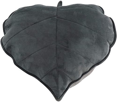 plush pillow leaf pillow floor pillow fun plush cushion decorative throw pillow reading pillow Seat Car Cushion (50 x 50 cm, Green)