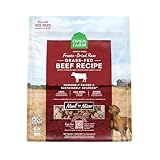 Open Farm Freeze Dried Raw Dog Food, Humanely Raised Meat Recipe with Non-GMO Superfoods and No Artificial Flavors or Preservatives (3.5 Ounce (Pack of 1), Grass Fed Beef Recipe)