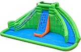 Castillo Hinchable Castillo Inflable,Trampolín De Escalada para Niños Parque Infantil Al Aire Libre Parque Acuático Tobogán Castillo Travieso...