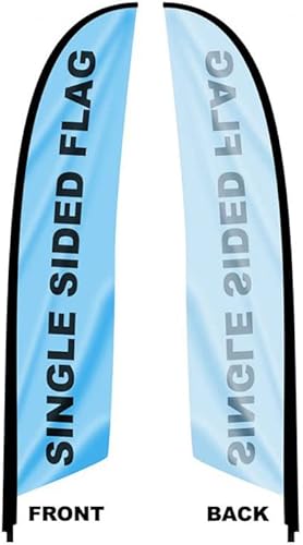 Miniatura 7 de Bandera hecha punto diseño personalizado de la pluma de la playa del poliéster bandera promocional del swooper de 11.2 pies sin postes y Barbacoa