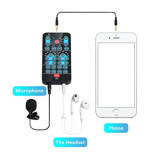 Portable Voice Changer, Handheld Microphone Voice Modulator Disguiser (M10)